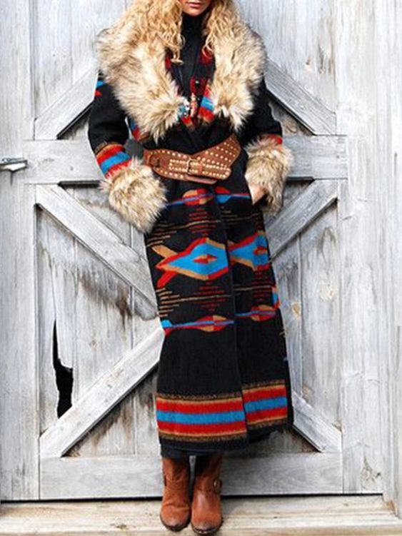 Мороз и солнце; день чудесный! - зимние наряды в стиле бохо (фото 9)