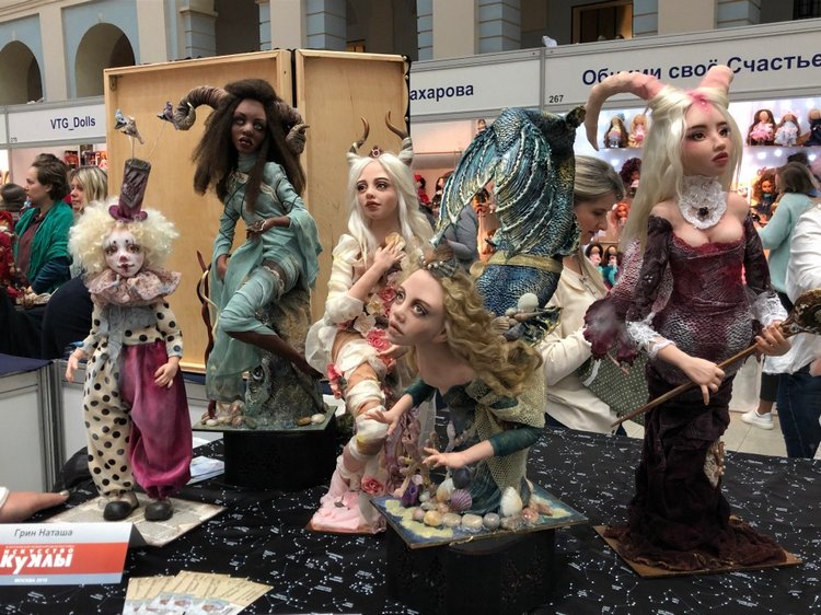 "Искусство куклы" 2019 - приглашаю прогуляться по выставке... ч.5