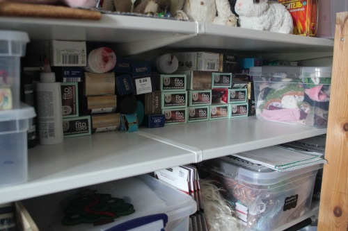 Моя мастерская — Хранение кукол и материалов: организация рабочего места