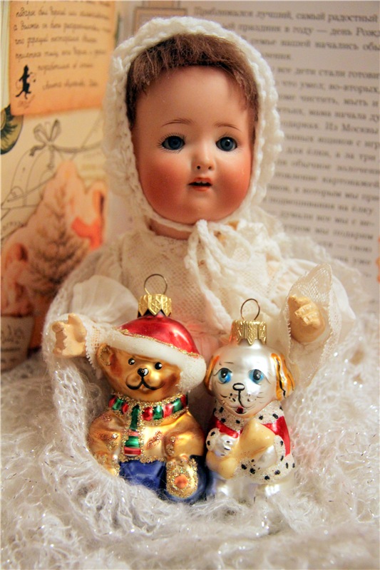 Приближается Рождество — Антикварные куклы Heubach Koppelsdorf (Хойбах): молд 300