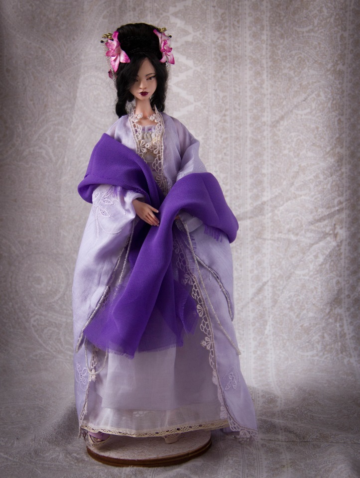 Лянфэн. Фарфоровая шарнирная кукла от Skvorkadolls