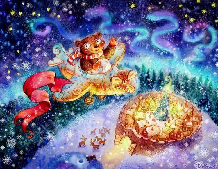 Волшебные иллюстрации — Интересное обо всем: поздравления