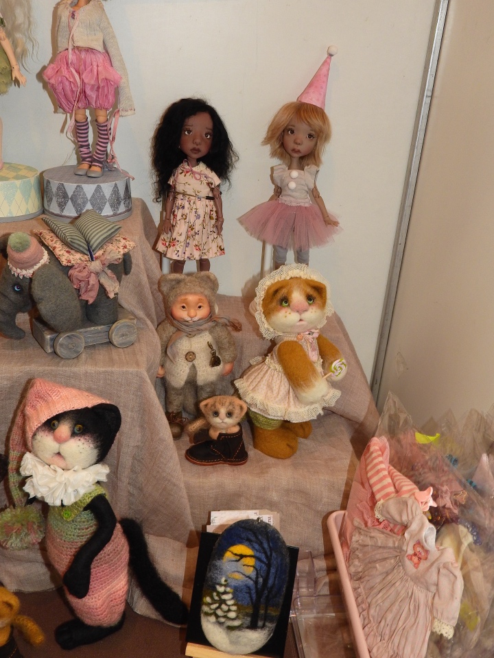 XV Международный осенний салон авторских кукол на Тишинке с 4 по 6 октября 2019 года в Москве - часть 1