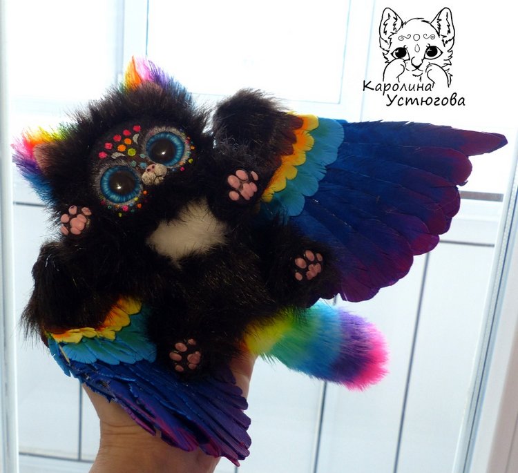 Радужный Котенок Конфетти