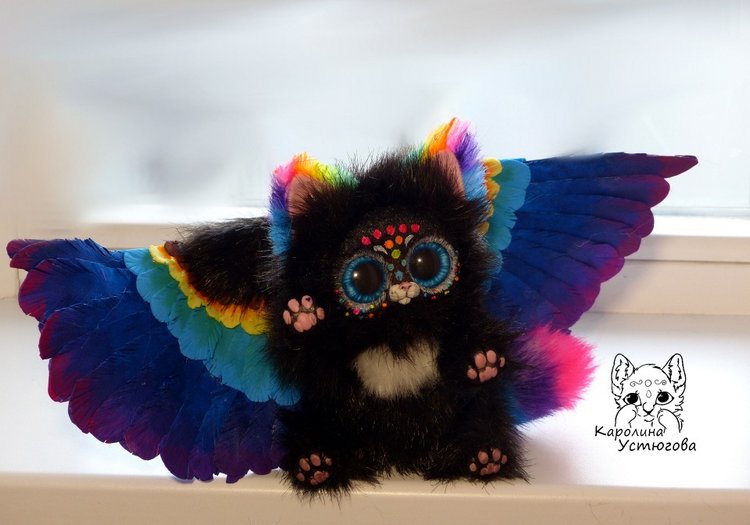 Радужный Котенок Конфетти