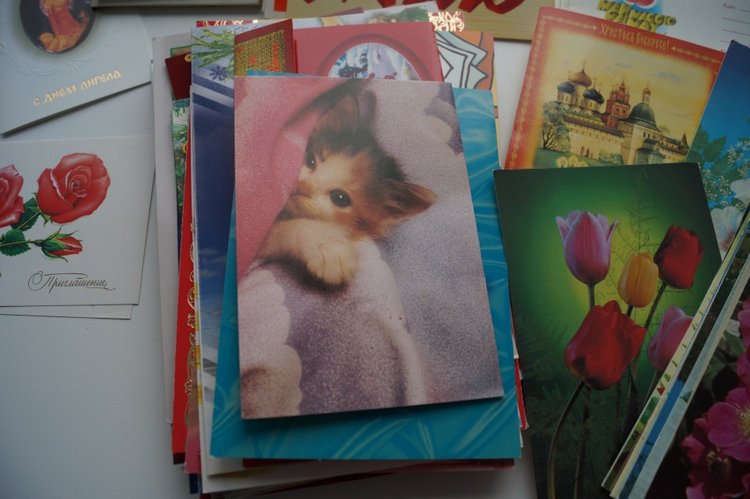 Посылочки! Целых три! Куклы, открытки, вышивки (фото 4)