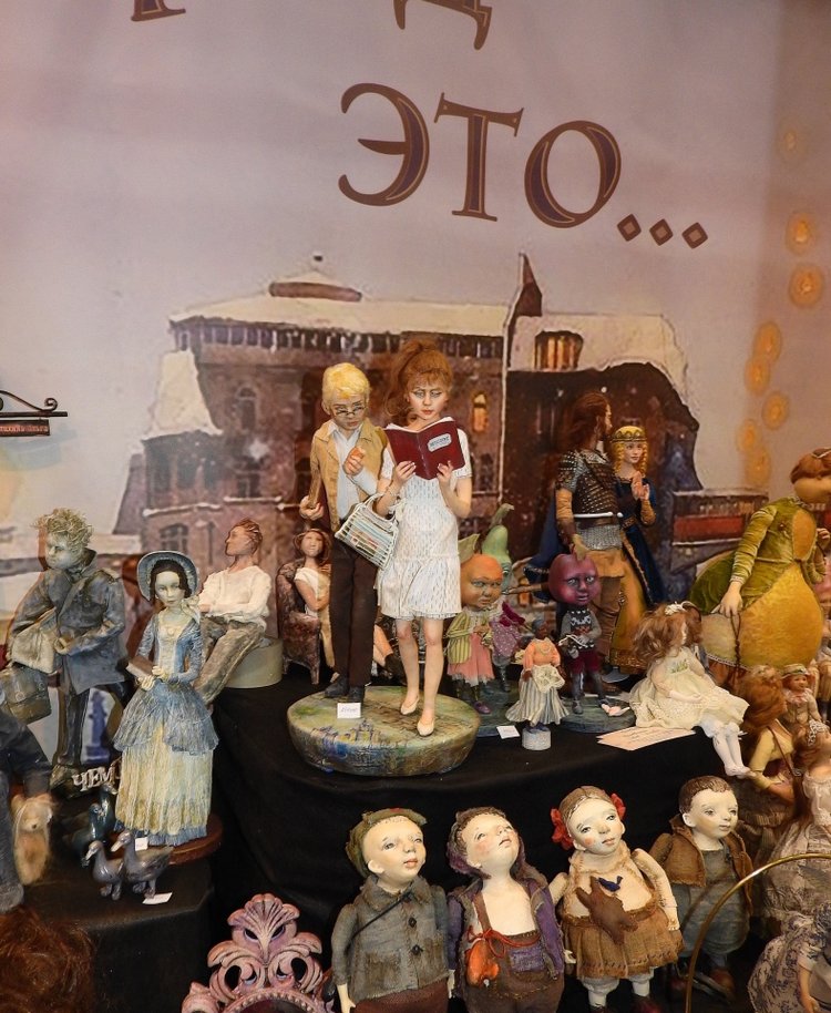 XV Международный осенний салон авторских кукол на Тишинке с 4 по 6 октября 2019 года в Москве - часть 1