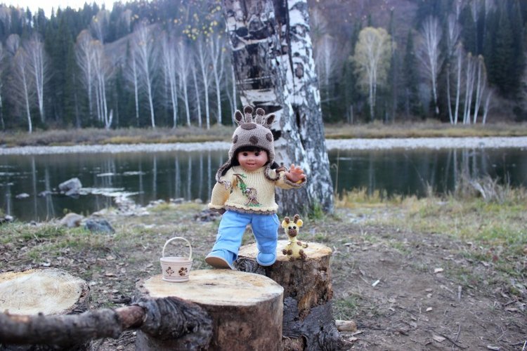 Осень моих вихтелят 2 — Куклы Rosemarie Anna Muller (Мюллер): Вихтели (Wichtel)