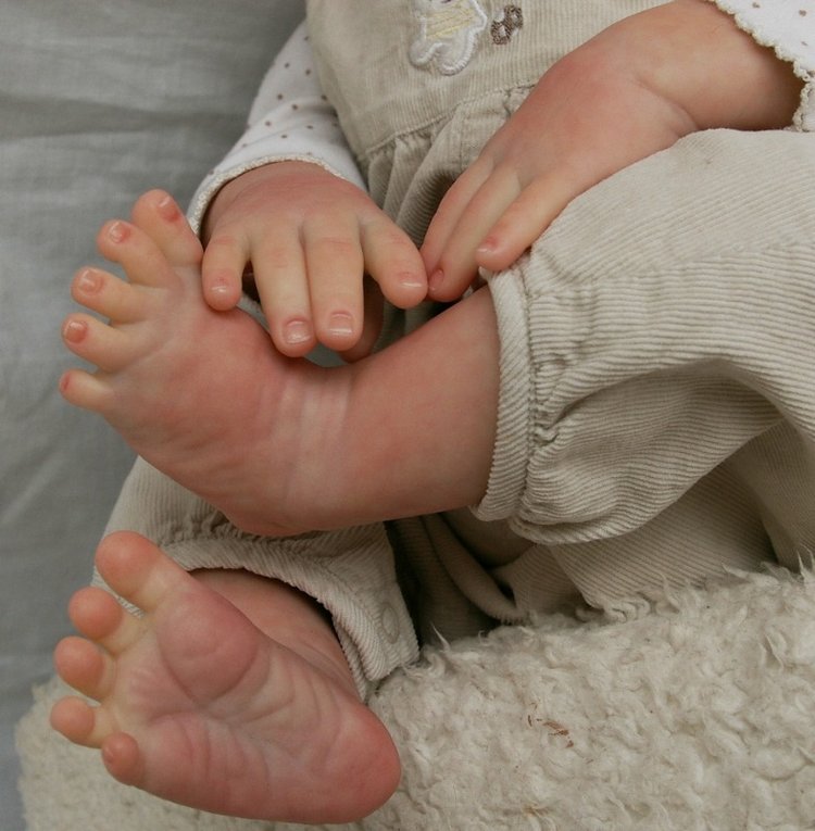 Малышка из молда Jesse — Куклы Реборн (Reborn): домашние фото (фото 10)