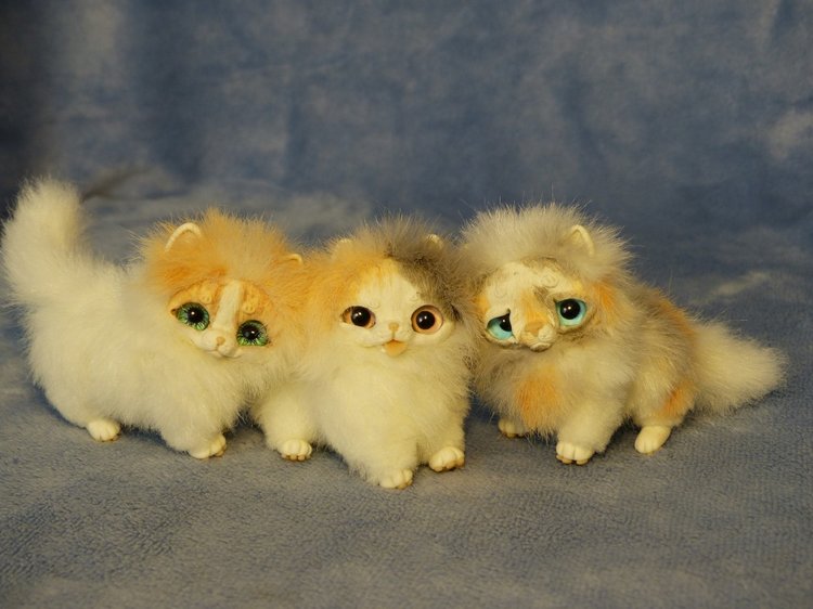 Три котенка Джейн, Пирожок и Апельсинчик