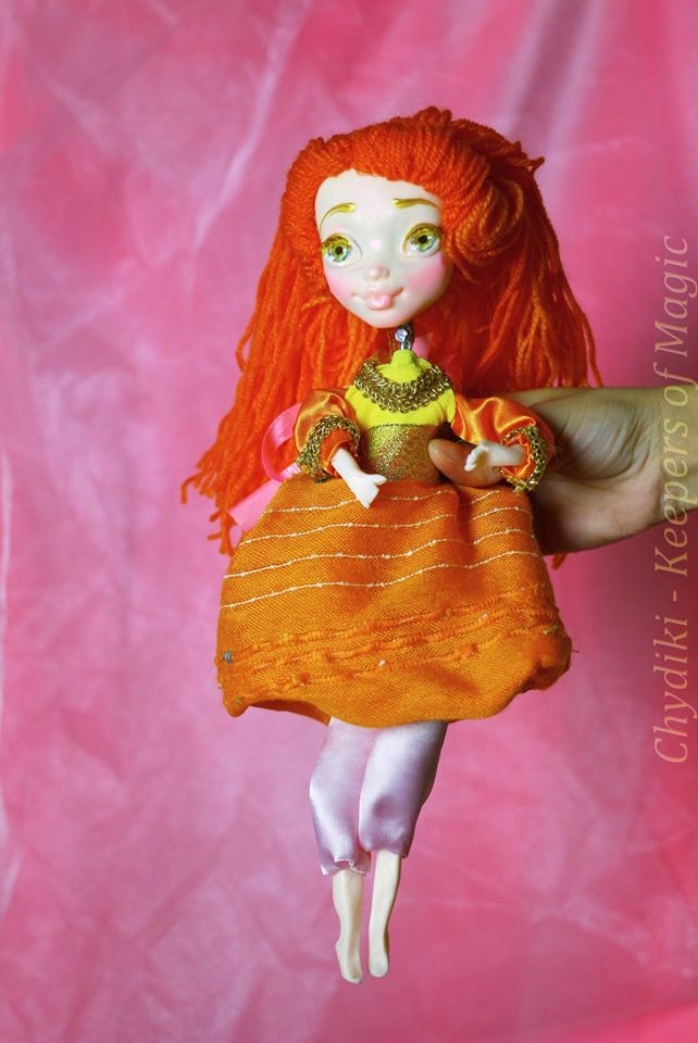 Chydiki - Fairy OOAK Art dolls, artist collectible fantasy clay toys - 6