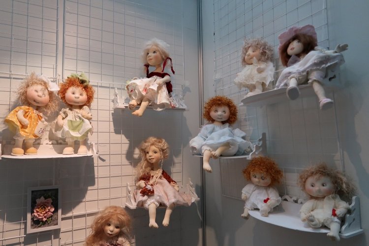 Выставка в Гостином дворе декабрь 2019. Искусство куклы X