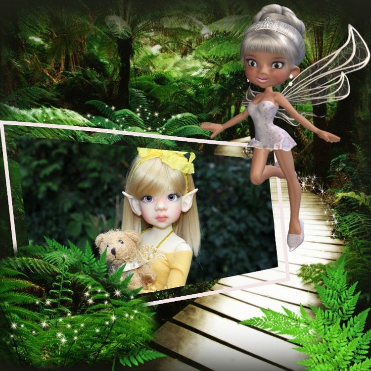 Талисса в Волшебном лесу — Куклы Kaye Wiggs (Кайе Виггс): авторские BJD (БЖД) (фото 5)