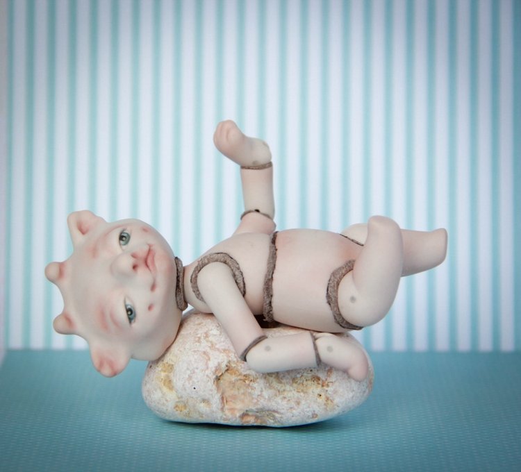 Фарфоровые тролли — Авторские шарнирные куклы своими руками: лепка