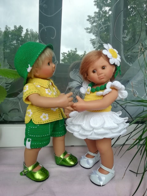 Раз ромашка, два ромашка — Одежда и обувь для кукол своими руками: фото