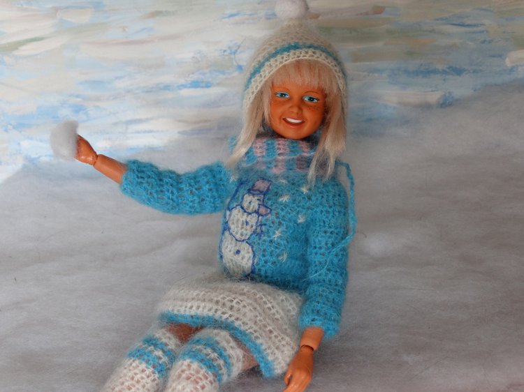 Играем в снежки — Винтажные куклы ГДР (Немки): Бигги