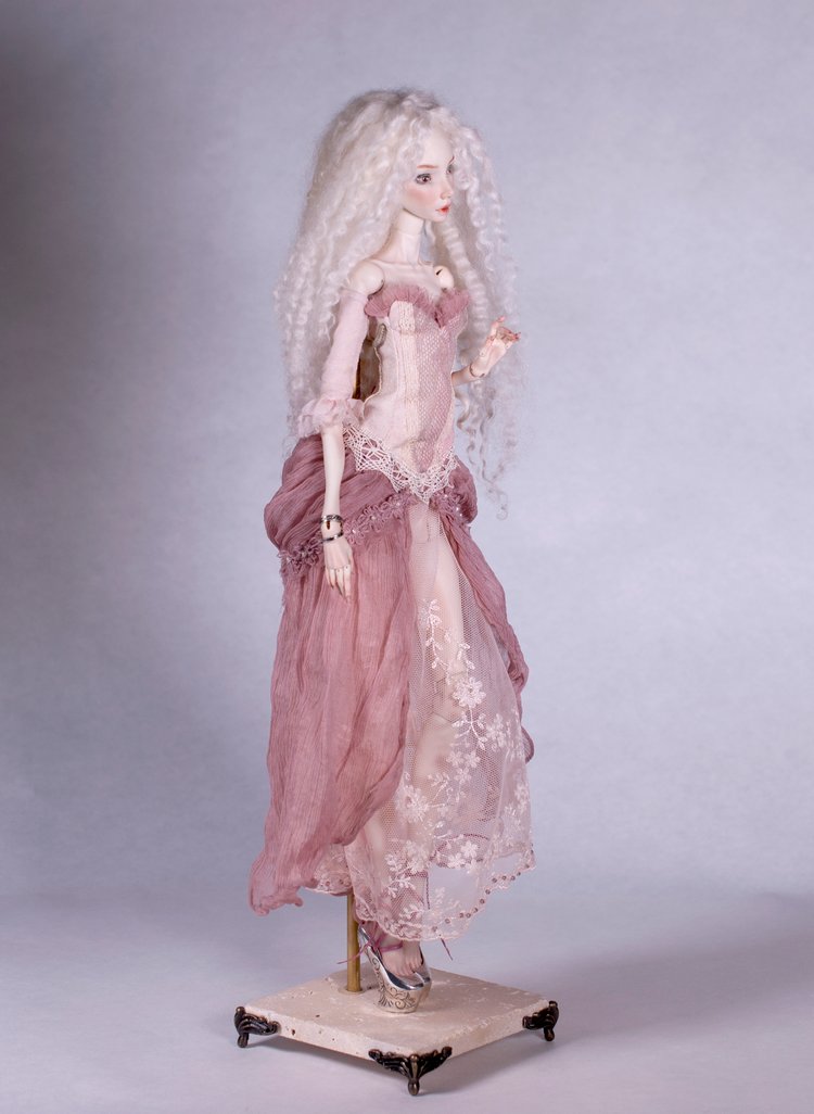 Лорелея. Фарфоровая шарнирная кукла (фото 4)