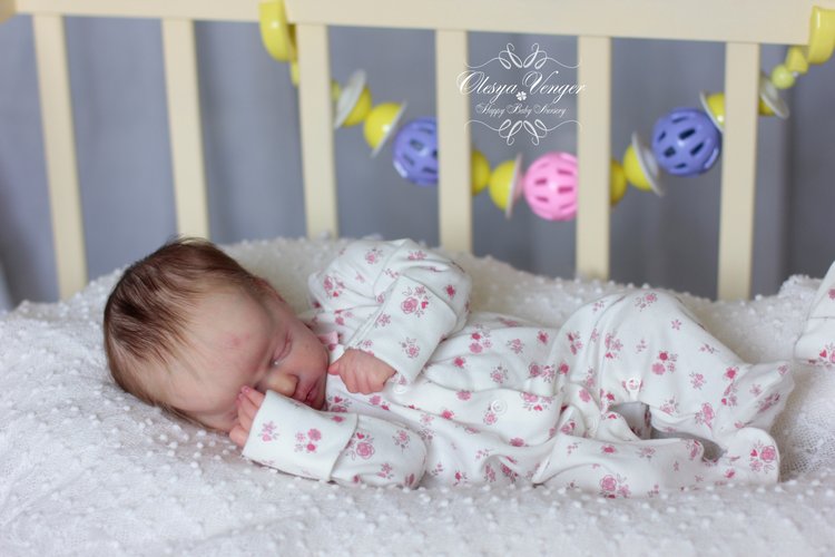 Моя крохотуля Инди. Кукла реборн Олеси Венгер