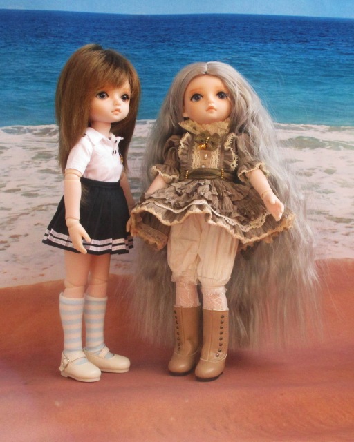 Две малышки из Китая — Разные шарнирные куклы (не БЖД): редкие