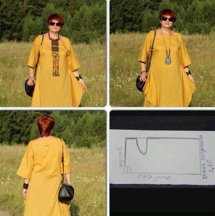 Сплошная геометрия в нарядах в стиле Бохо для кукло - мам, с выкройками (фото 2)