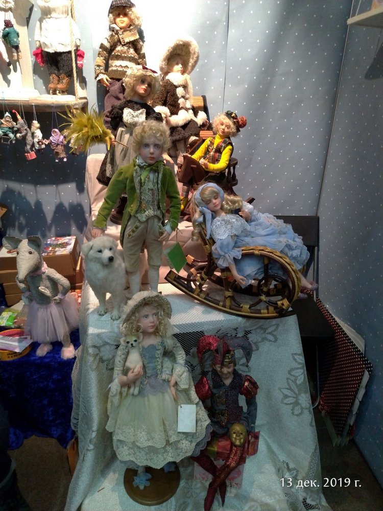 X Международная выставка "Искусство куклы" в Гостином дворе. Часть 1