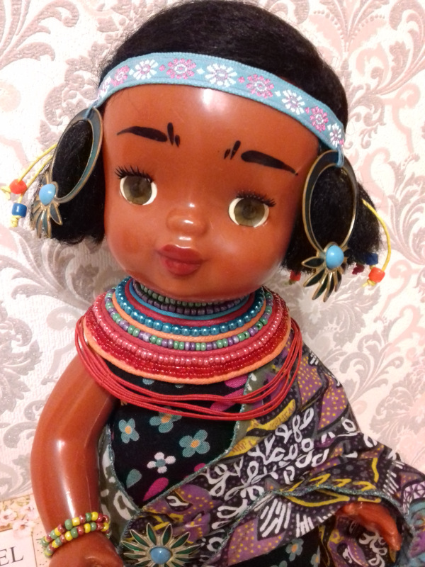 Танцующая кукла. Реставрация и создание авторского образа