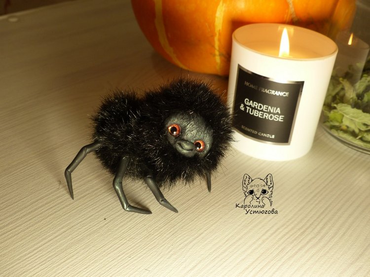 Halloween и маленькие паучки