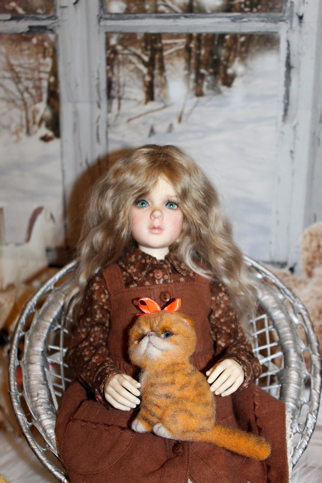 В Рождественский сочельник. Розочка в ожидании Рождества