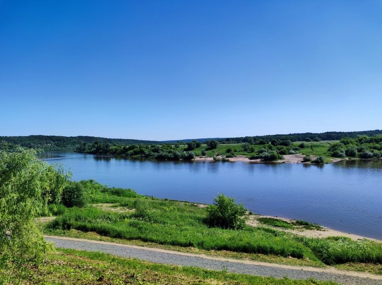 Вместе весело гулять по... Тарусе. Вихтели Линка и Алёнка