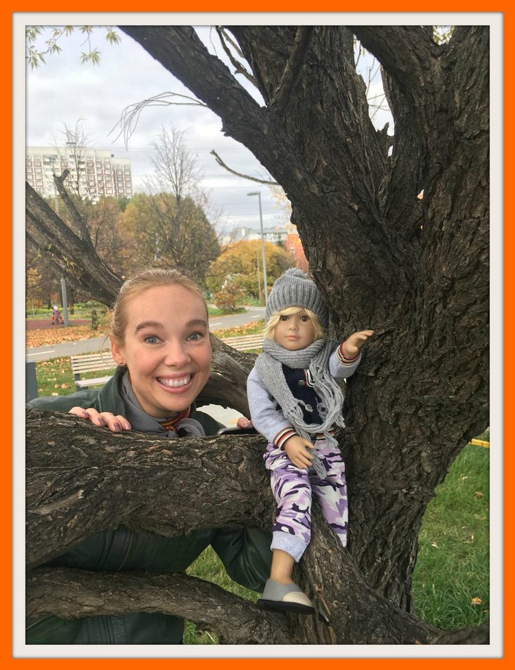 Якоб и я в парке 850-летия Москвы (фото 7)