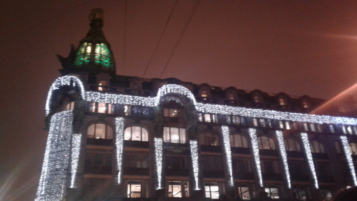 Предновогодний Петербург 2019, прогулка по Невскому проспекту