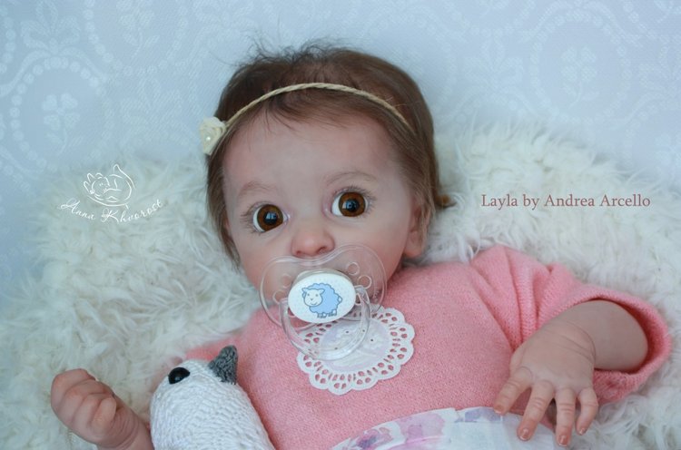 Кукла реборн из молда Layla (Лэйла) (фото 4)