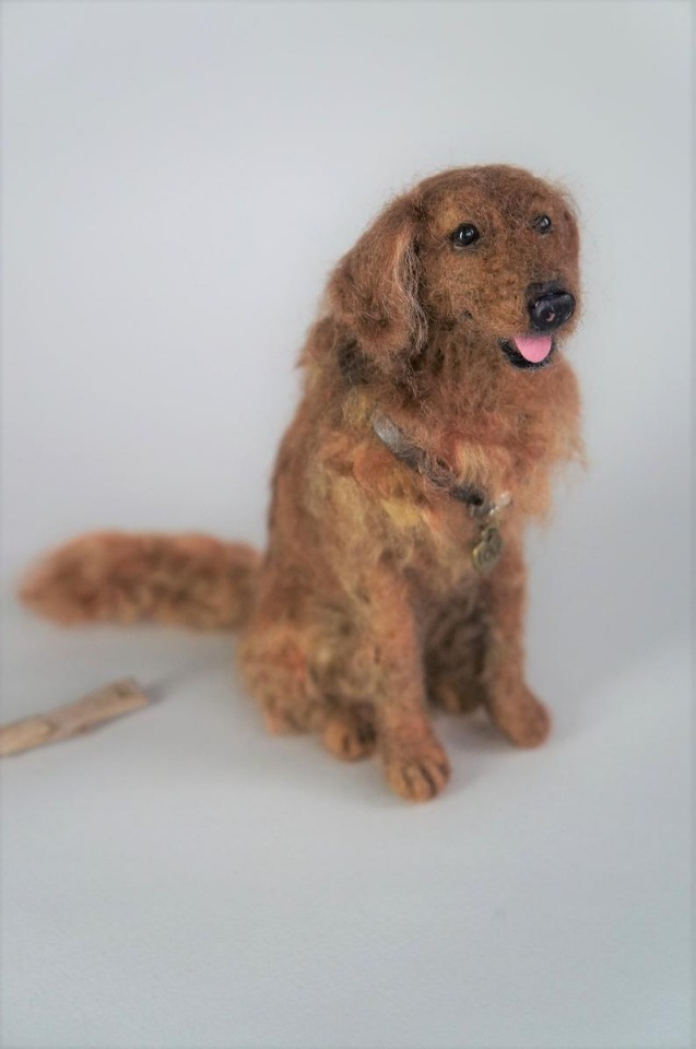 JanetsNeedleFelting - Авторские войлочные скульптуры домашних животных