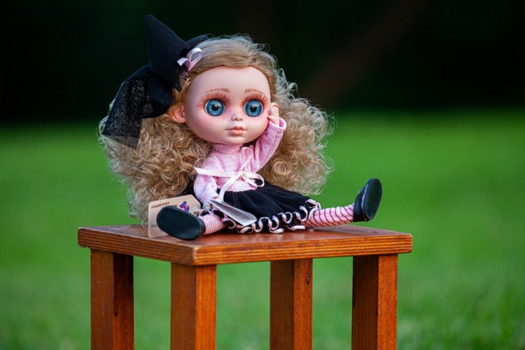 В гостях у STEPHA dolls! Biggers, Миниамигес, Вестида де Азул