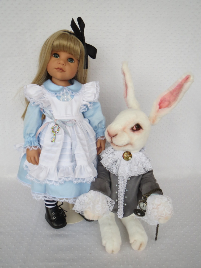 Белый Кролик — Домашние фото авторских игрушек: Тедди (фото 10)