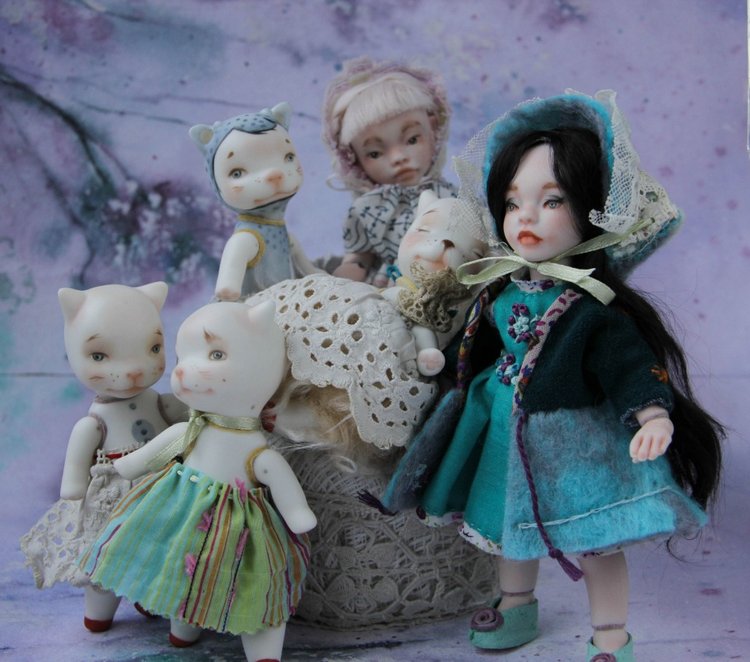 Семейный портрет — Авторские шарнирные куклы своими руками: лепка