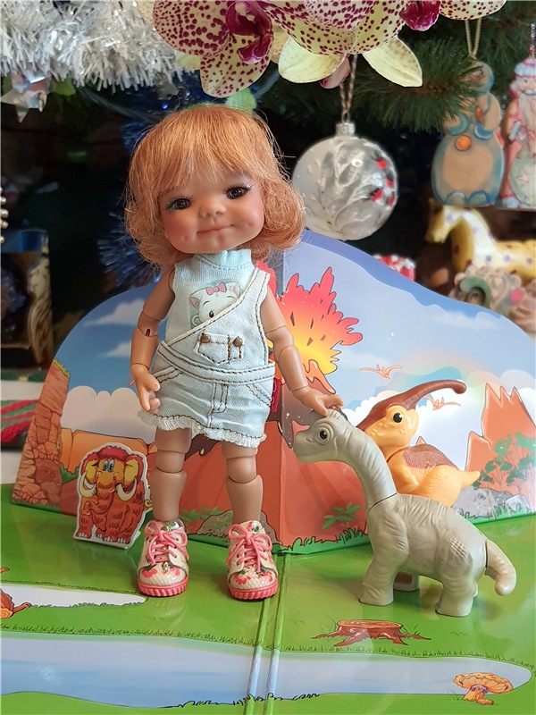 Динозаврики | Бэйбики Динозаврики — Куклы Meadow dolls (Медовушки): BJD (БЖД) (фото 5)