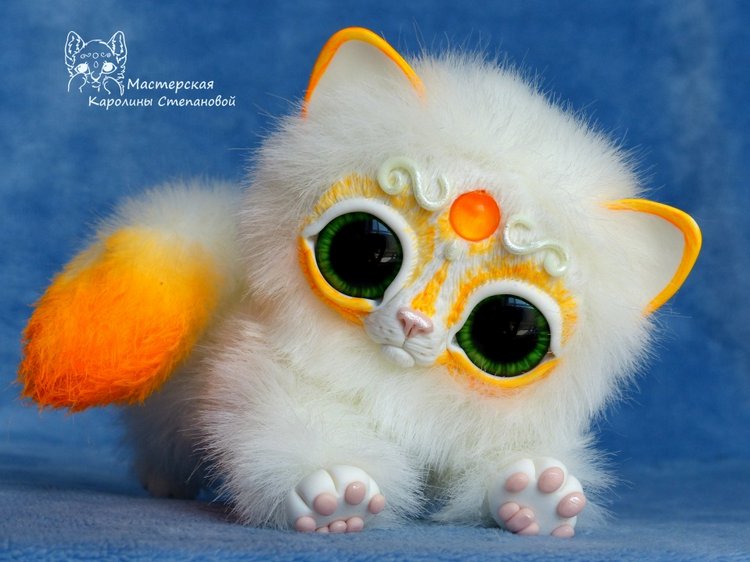 Котик Мирис играет с утенком и совятами (фото 10)