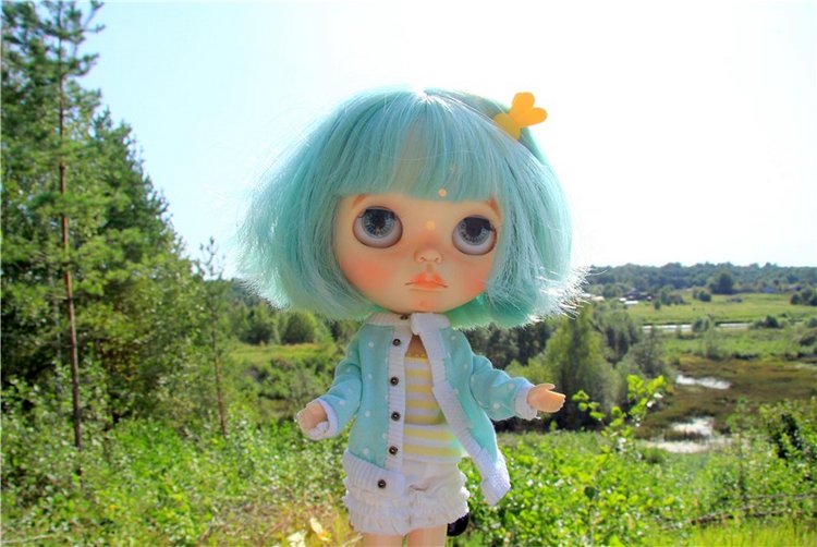 Инопланетянка Нийя. Custom Blythe Doll UFO Go Go Takara