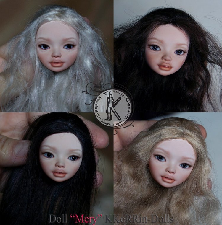 Шарнирная авторская кукла "Mery" (20см), от KKeRRin-Dolls