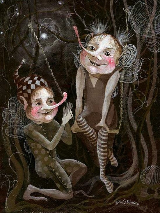 Сказочные полотна в стиле фэнтези Надежды Ильиной