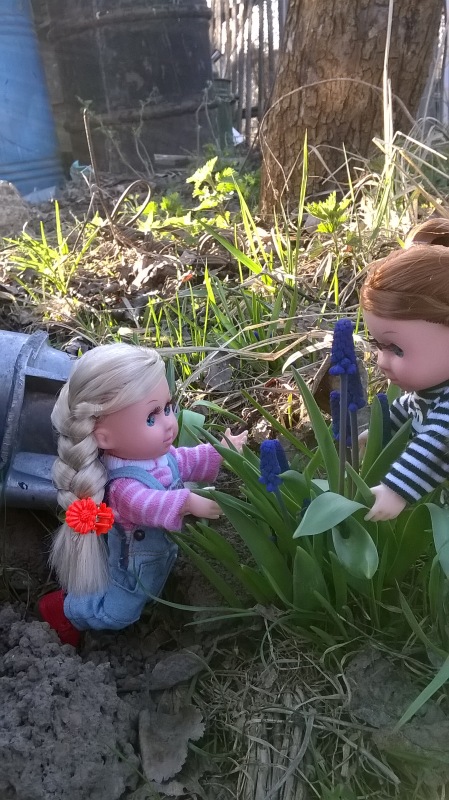 Галинка с Полинкой во саду ли в огороде