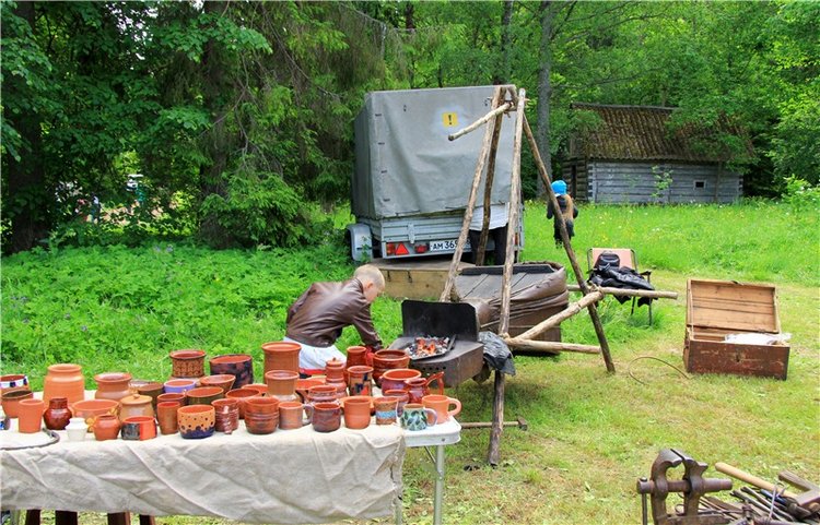 "Троицкие гуляния" в Василёво, 2018 год. Архитектурно-этнографический музей под открытым небом Василёво
