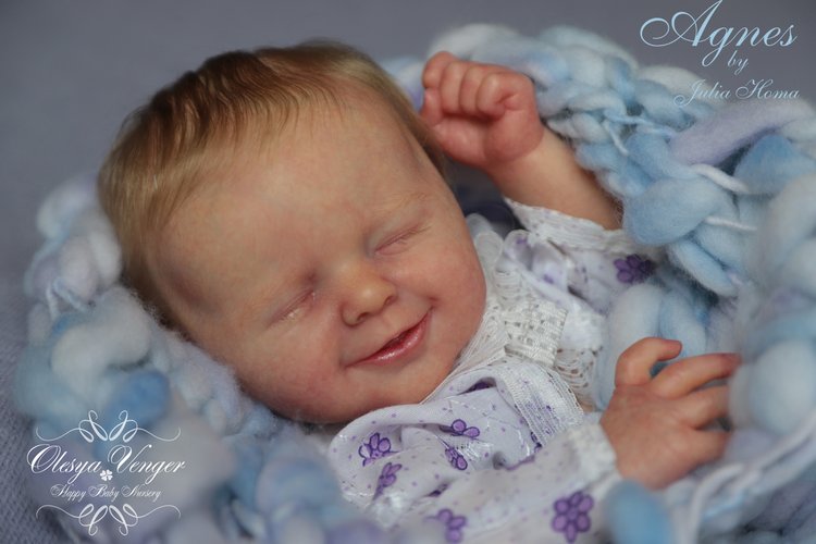 Мой милый ангел Агнес от Юлии Хома. Кукла реборн Олеси Венгер
