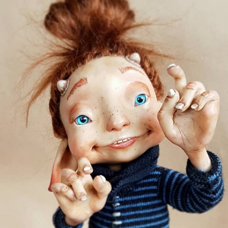 Fantasy Art Dolls & OOAK Sculptures by Victoria Thornley - Авторские скульптуры by Victoria Thornley (фото 7)