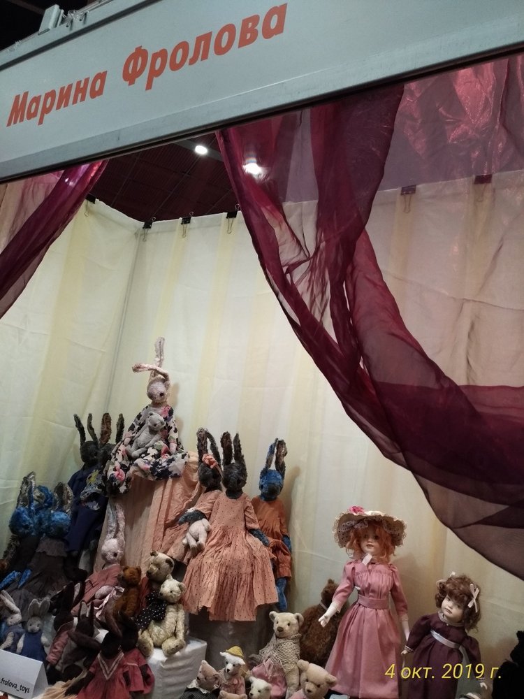 XV Международный Салон Авторских кукол на Тишинке моими глазами. Часть II