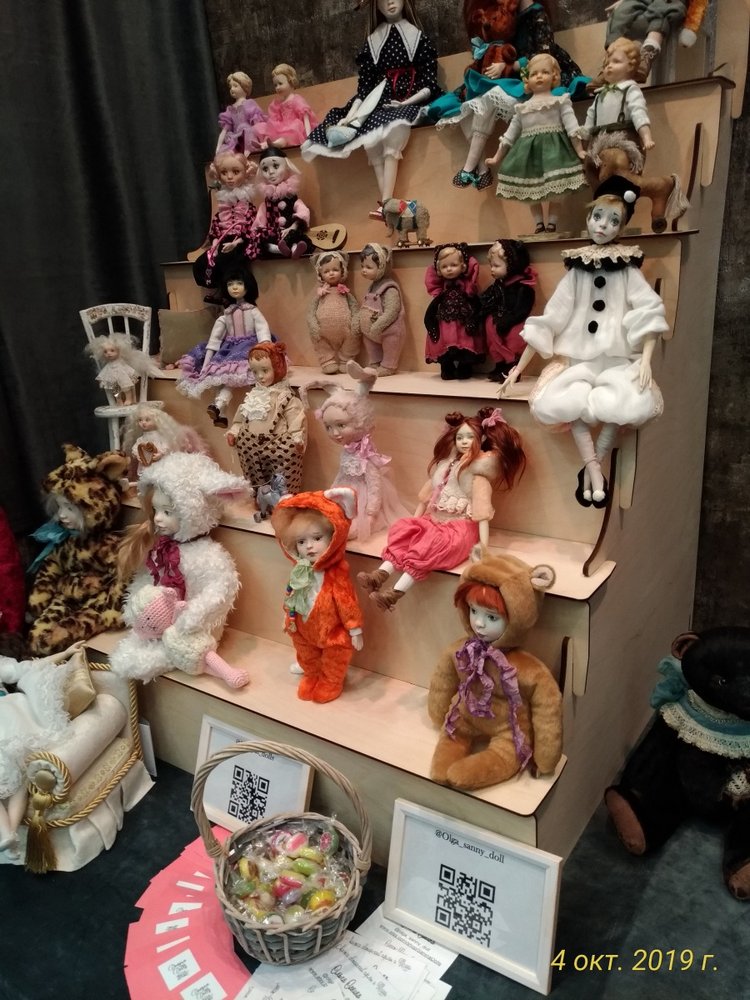 XV Международный Салон Авторских кукол на Тишинке моими глазами. Часть II