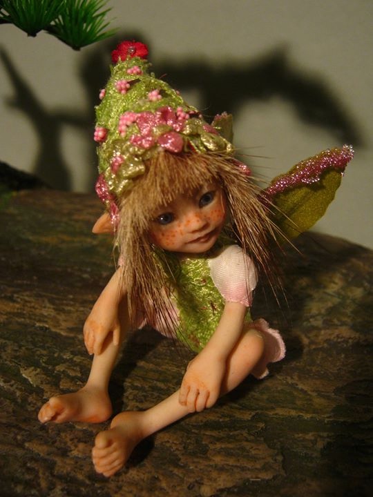 OOAK Creations Fairy - Dolls in Polymer Clay - Fimo by Paola Erriu - Авторские скульптуры из полимерной глины (фото 4)