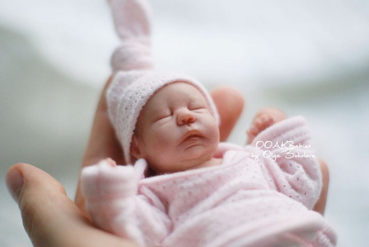Эмили. Авторская кукла-младенец Ольги Соколовой (фото 9)