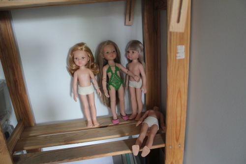 Моя мастерская — Хранение кукол и материалов: организация рабочего места